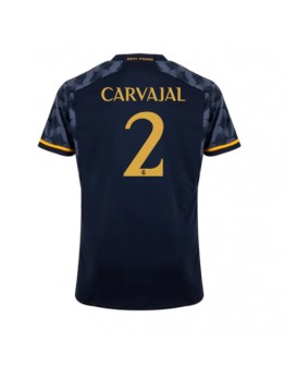 Billige Real Madrid Daniel Carvajal #2 Bortedrakt 2023-24 Kortermet